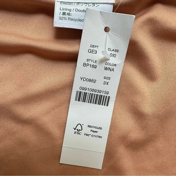 J. Crew Re-Imagined Women's Heritage Swim Skirt in Classic Stripe Size 3X NWT - Picture 6 of 9